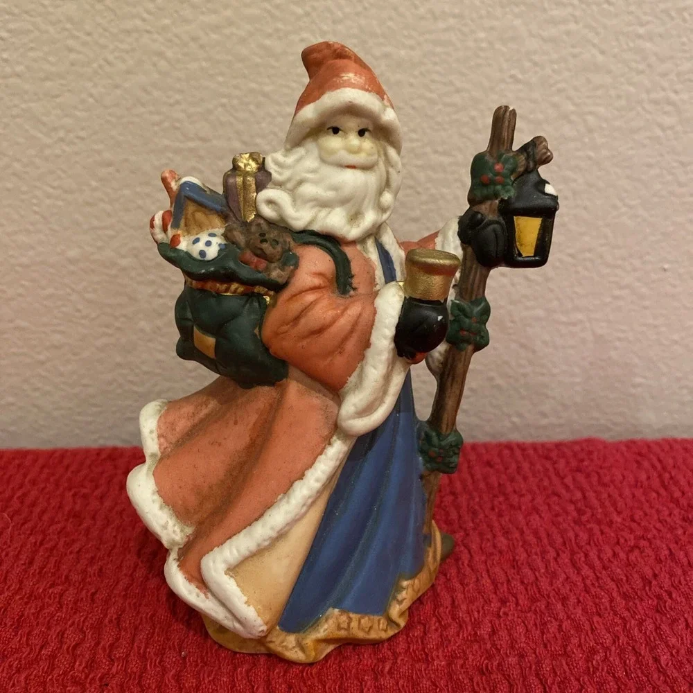Porcelain Santa Clause‎ bell Christmas